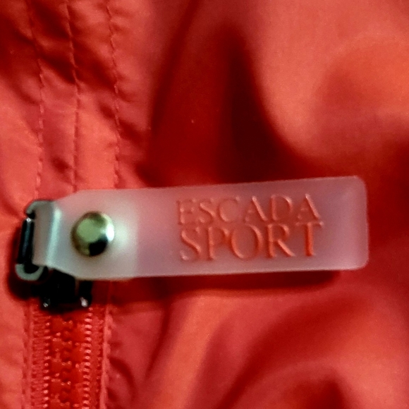 Vintage Escada Sport Windbreaker Jacket Fleece Lining - Picture 8 of 8